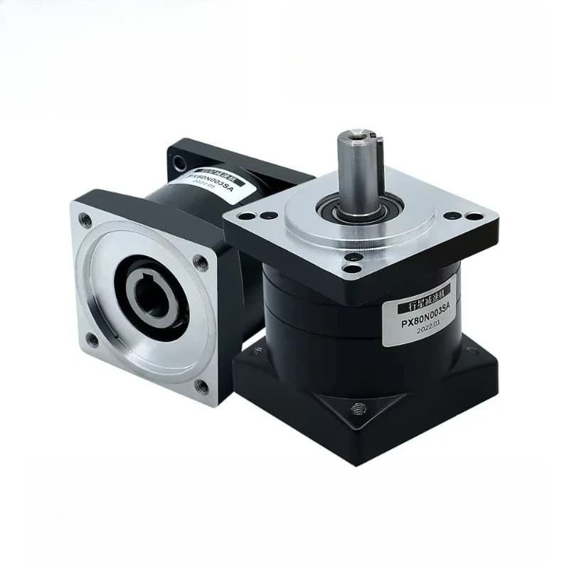 Planetary Reducer PX80 Ratio 3/ 4/ 5/ 8/ 10/ 13/ 16/ 20/ 36/ 64 Max 60N.m Suit fot Nema 32 34 servo stepper motor