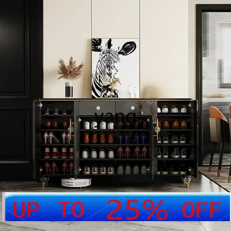 LHH  shoe cabinet light luxury high sense home door large capacity entrance entrance cabinet integrated partition
