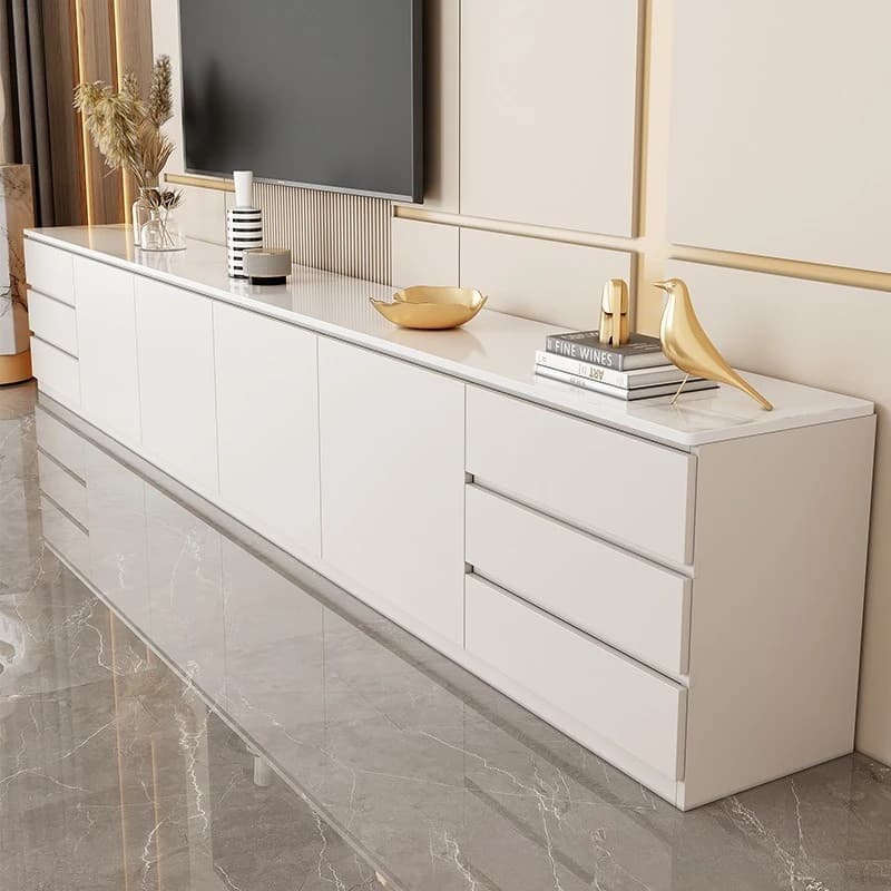 modern TV Stand for 55 Inch TV Entertainment Center with Drawers TV Cabinet Console with Storage Cabinet Center for Living Room