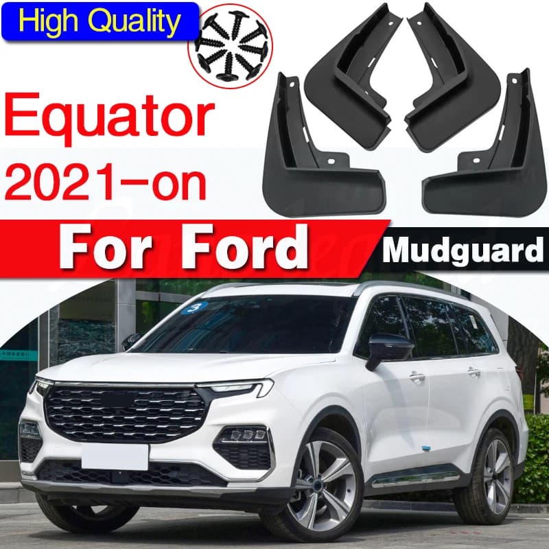Car Mud Flaps Front Rear Mudguard Splash Guards Fender Mudflaps For Ford Equator 2021 2022 Mud guard Accessories 4pcs