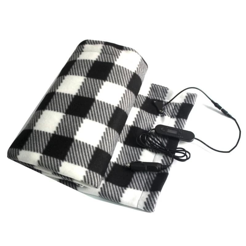 XA6H Car Heated Pad 4 Heat Setting Lap Warming Relax Muscles Ultra-Soft Pad 12V