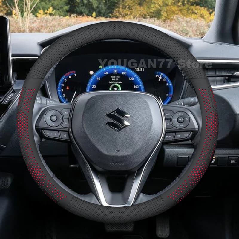 Leather Car Steering Wheel Cover For Suzuki Swace SZ5 Hybrid 2020 2021 Auto interior Suzuki Grand Vitara Accessories 2025