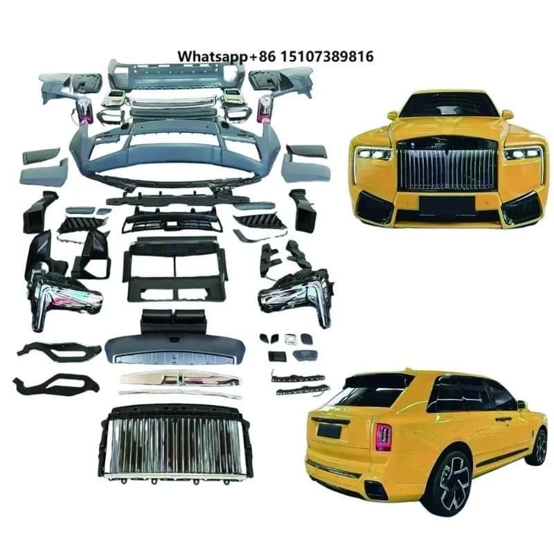 For   Old to New 2025 BB Facelift Body Kit for Royce Cullinan PP Plastic With Taillights No Cutting Required