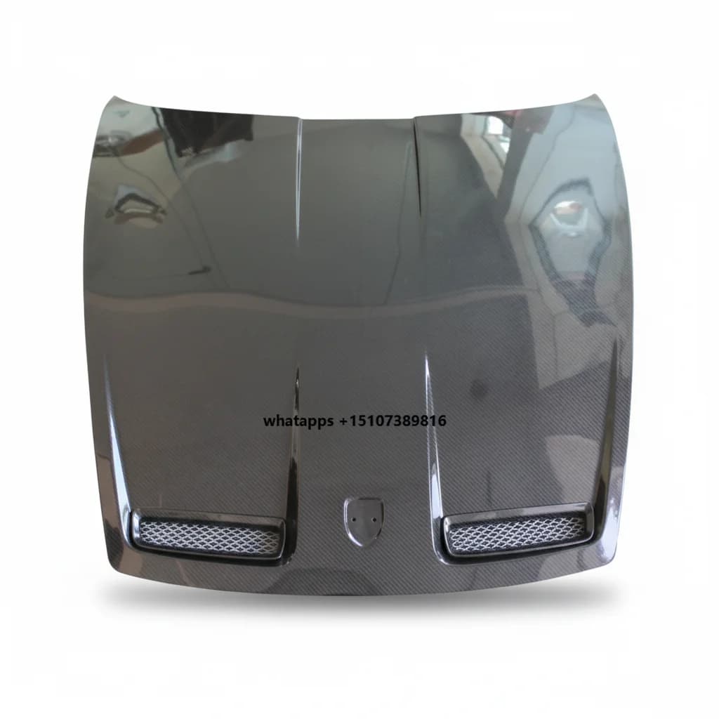 Auto-y Dry Carbon  Fiber Black Hood for Pors 911 GT3 RS Body Kit 2012-19 Dry Fiber Carbon Bonnet for Pors 911 Body Kit