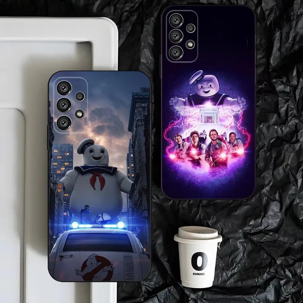 Movie G-Ghostbusters Phone Case For Samsung S25,S24,S23,S22,S21,S20,S10,Ultra,Plus,Lite,FE,Soft Silicone Black Cover