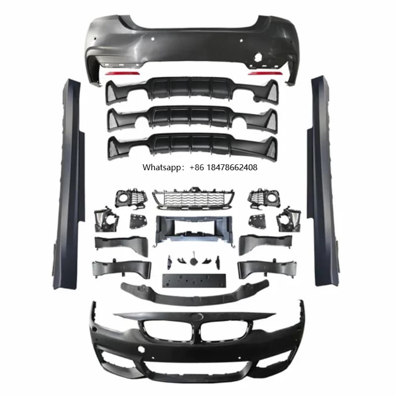 2025 Car Accessories M Sport Style Body Kit Car Bumpers Front Lip Rear Diffuser Side Skirts for F32 Body Kit M Tech Car Part