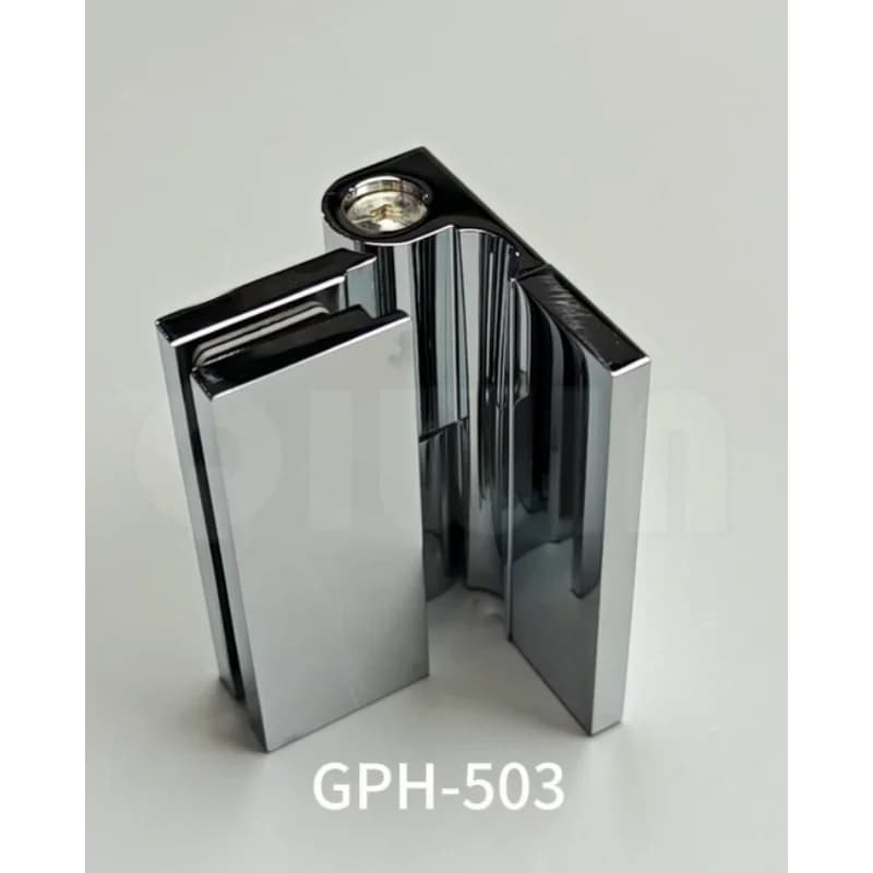 chro me Finished Solid Brass Shower Hinges Heavy du ty Pivot Free Glass Hinge for 6-10mm Glass
