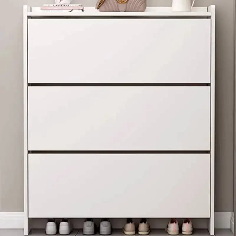 Accessories Entrance Shoe Cabinet Around Decor Entrance Wooden Shoe Shelf Apartments Corner Armoire De Rangement Furniture