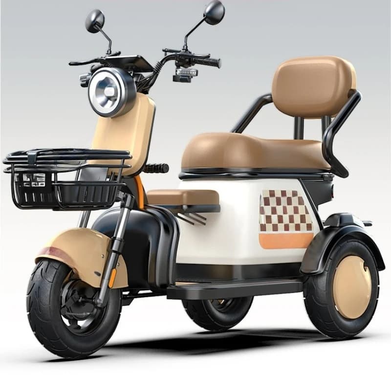 Electric tricycle, household small power transportation leisure battery car