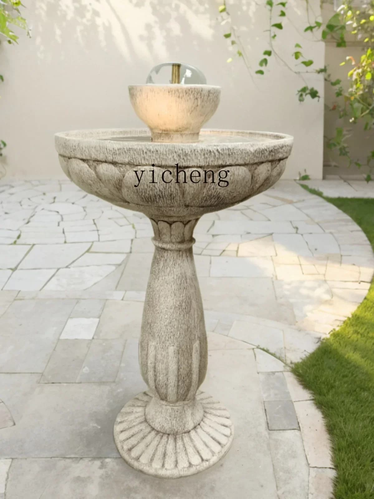 b20solar fountain ornament large outdoor water circulation water feature villa garden landscaping decoration