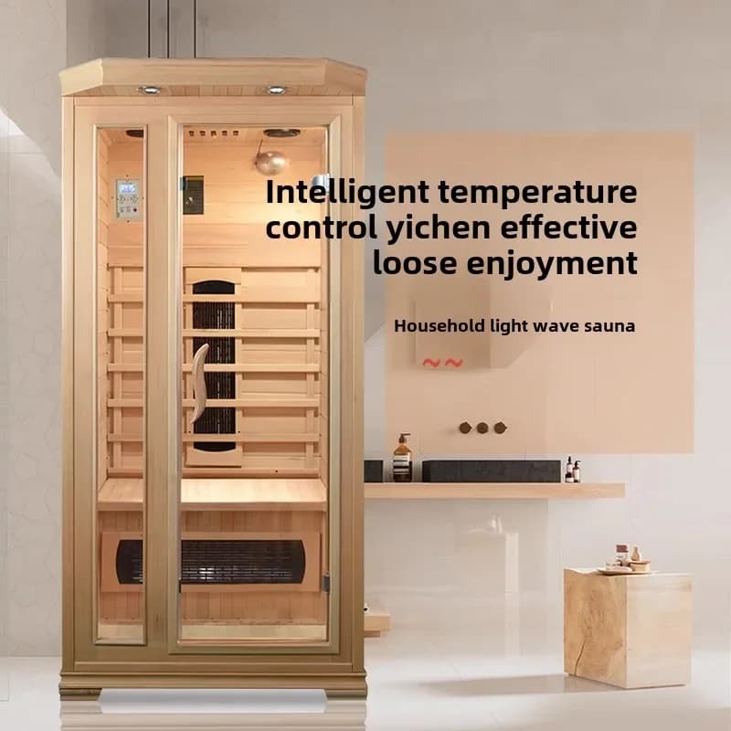 ZC single and double far infrared sauna custom home steam room family steam room