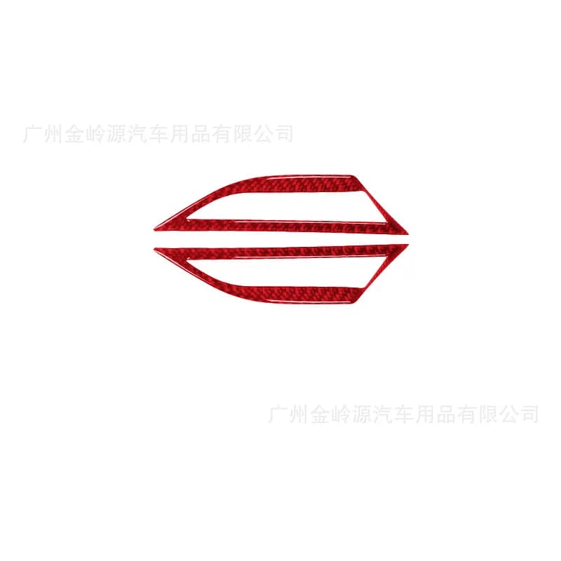 For 16-22 Porsche 718 Car Interior Modification Carbon Fiber Turn Signal Decorative Stickers