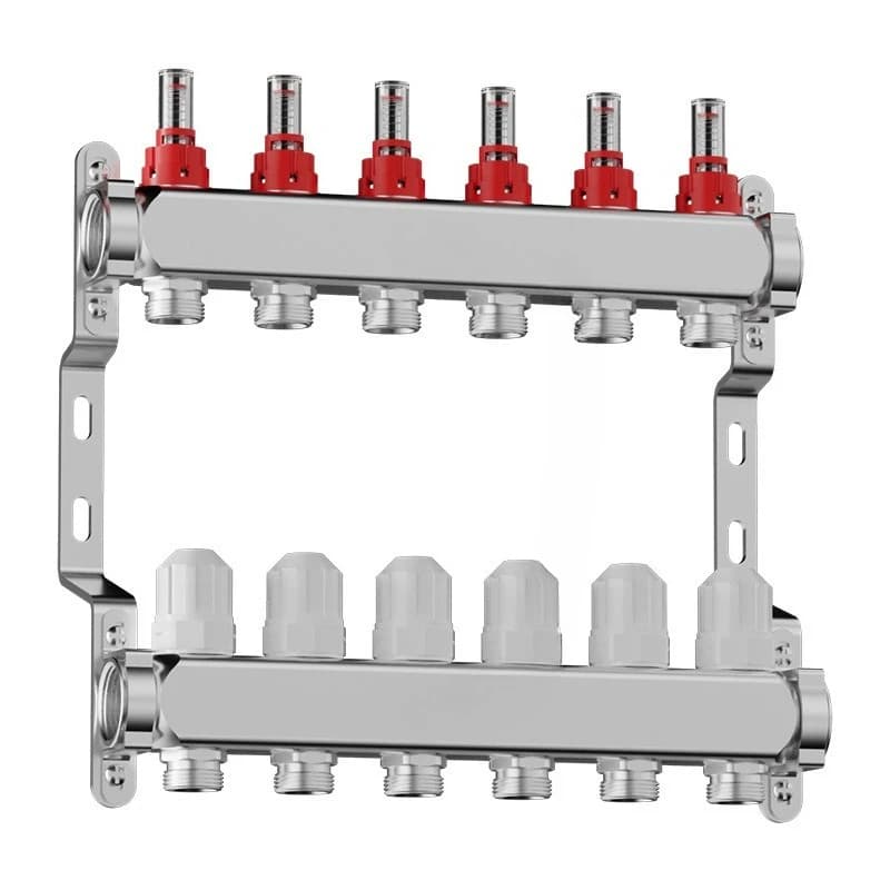 Underfloor heating manifold HVAC 304 stainless steel manifold