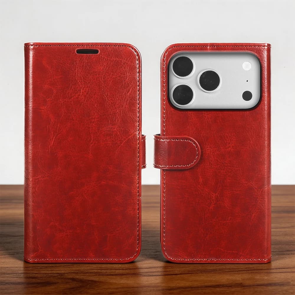 Flip Leather Phone Case For iPhone 17 Pro Max 17e Air 16e 16 15 Pro Max 14 Plus 12 13 Mini Cases Cover Wallet Coque Funda Capas