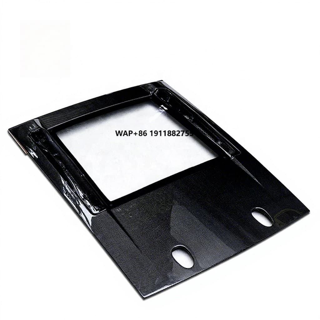 Factory Price Carbon Fiber Transparent Glass Rear Engine Hood Bonnet for Gallardo LP550 LP560