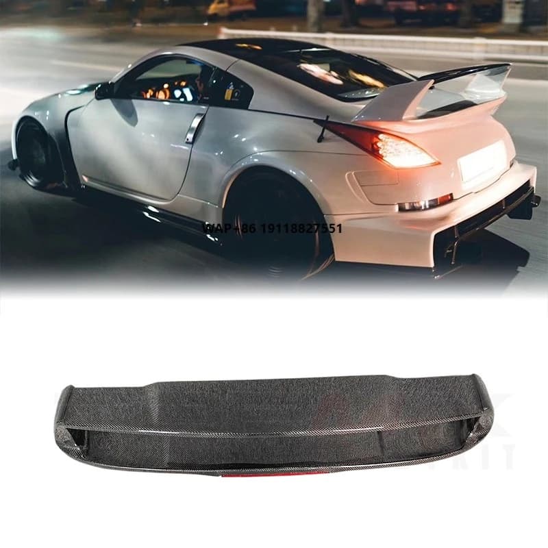 For 2002-2008  Z - Car 350Z Z33 Upgraded Amuse Style Carbon Fiber Spoiler Rear Wing