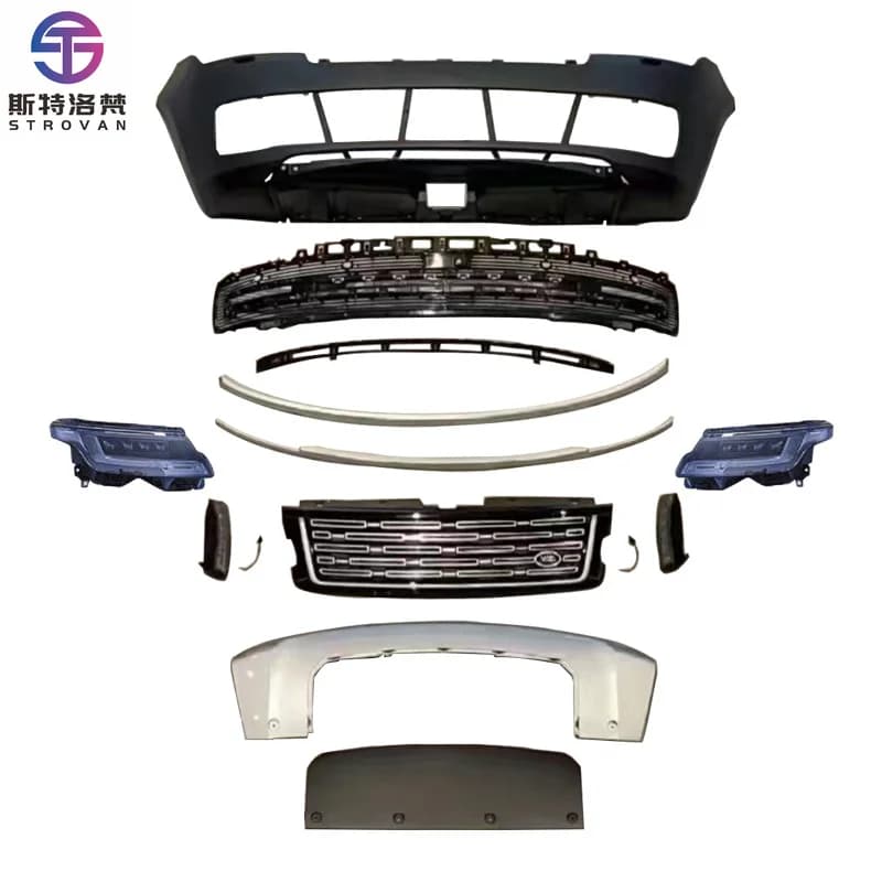 STLF Clrak Upgrade 2023 Range Rover Bodykit Car Modification Front Bumper Assembly Grille Grille for Range Rover 2018-2022