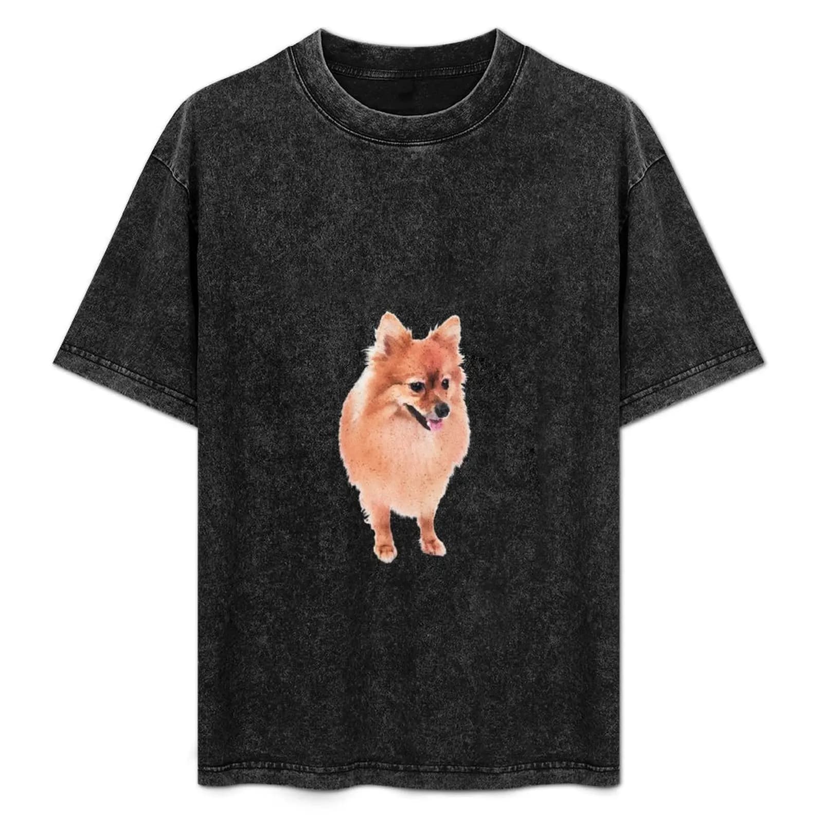 Pomeranian shirt T-Shirt man t shirt heavy cotton funny t shirts cotton cotton t shirts high quality man tshirt T-Shirt