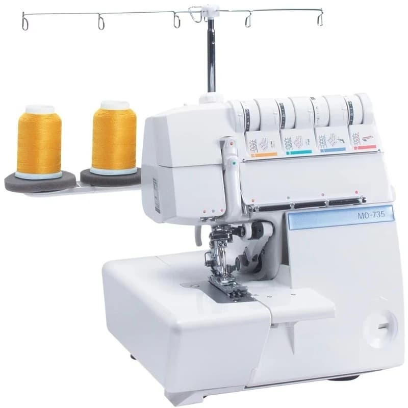 MO-735 5-thread Ser Ger and Cover Hem Sewing Machine