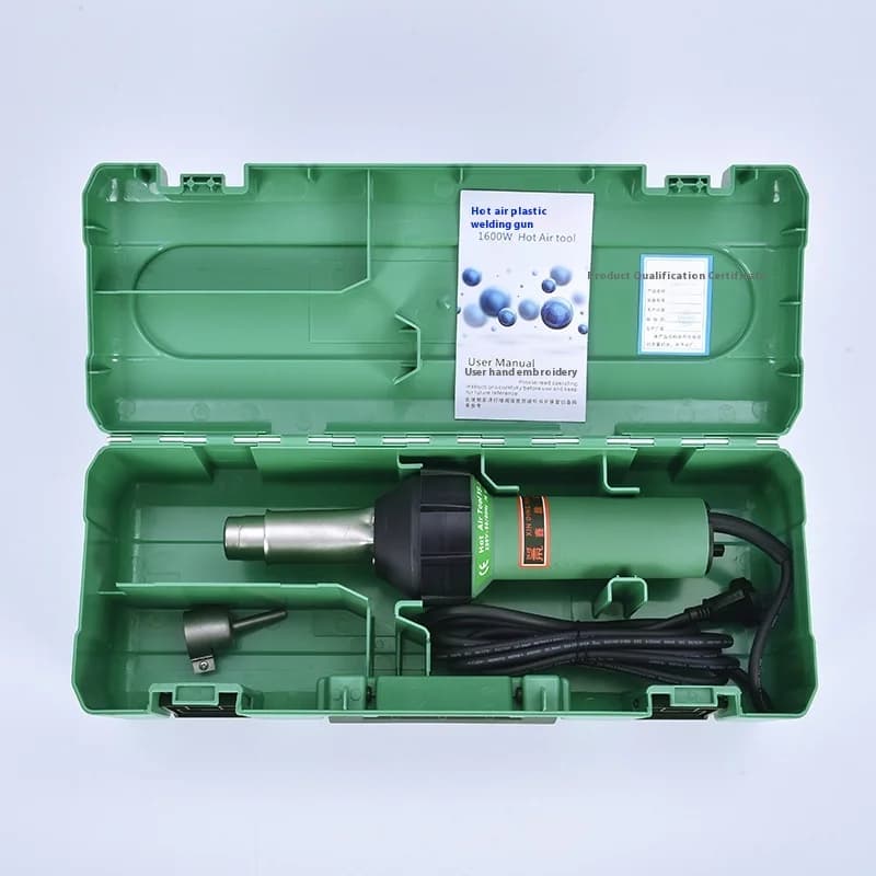 1600W Hot Air Plastic Welding Gun Machine PP Sheet PVC Floor Welding Tool Recommended Shutdown 230v Voltage New Arrival