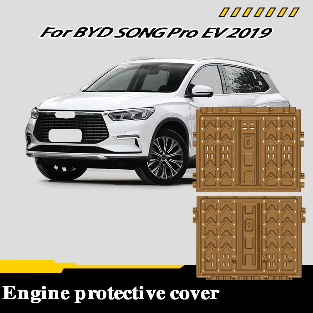 Protective Plate For Front And Rear Battery Chassis Guard Board Protection Plate For BYD SONG Pro EV 2019 405KM 502KM