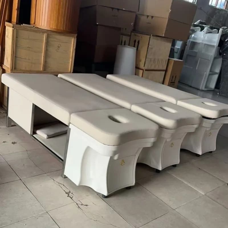 Beauty Multifunctional Modern heating function Salon Head Washing Chair Thai Lay Down Washing Salon Shampoo Bed for Sale