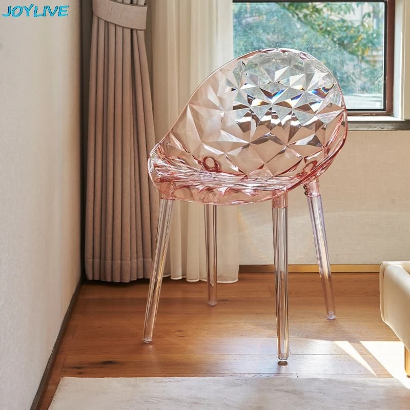 Joylive Plastic Material Chair For Modern Minimalist Living Rooms Dining Chairs Bedrooms Makeup Stools