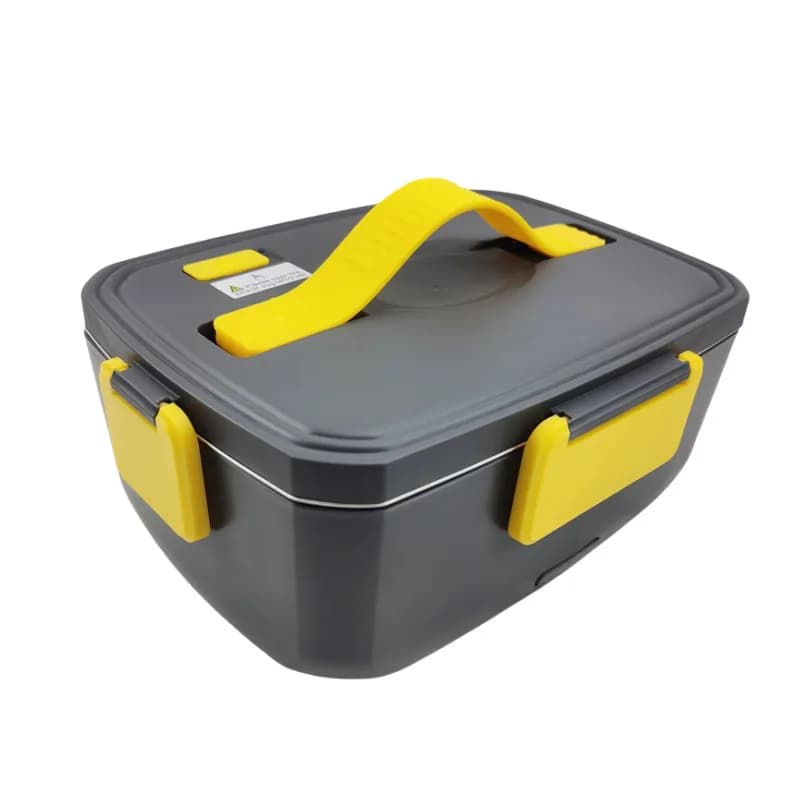 Power supply hot lunch box Car plug-in portable water-free heating lunch box High power 90W Large capacity 2.0L