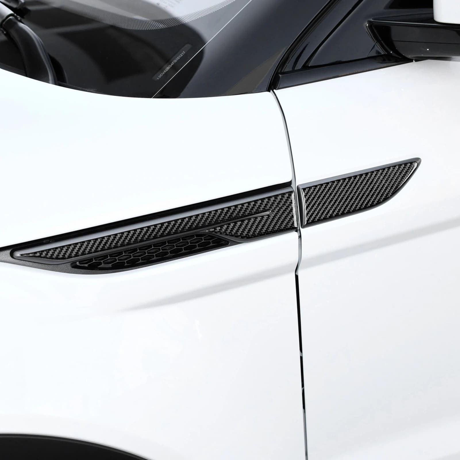 Car Body Side Fender Panel Carbon Fiber Body Side Panels Cover Trim Fender Exterior For Range Rover Evoque 2012-2018 Accessories