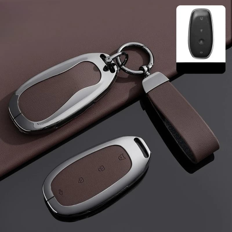 Premium Zinc Alloy Key Cover Case for Buick Vision L7 (2026) - Protective Key Fob Shell Keychain