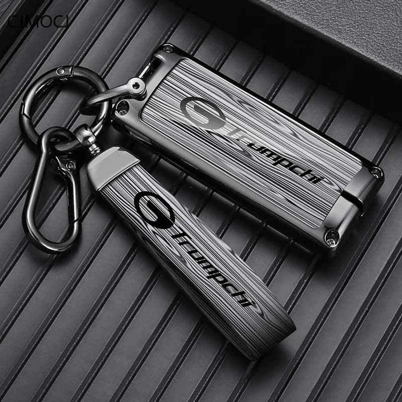 Premium Zinc Alloy Key Cover for GAC Trumpchi GS4/GS3/GA6/GA4/GS8/GS5/GA3S/M6/M8 - Protective Key Case Keybag Keychain