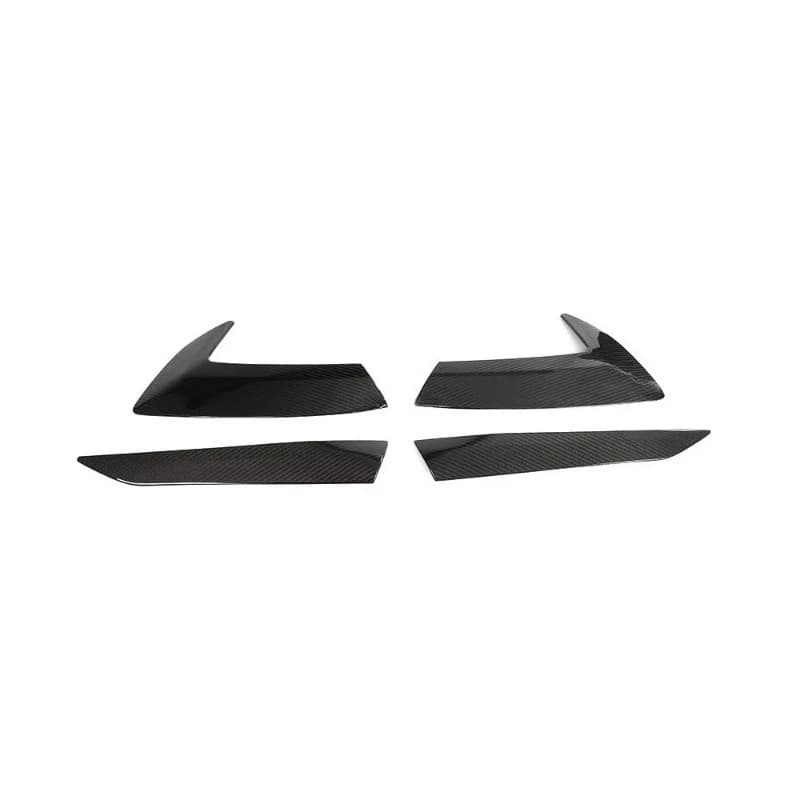 Real CARBON FIBER Side Fender Vent Door Handle Pair