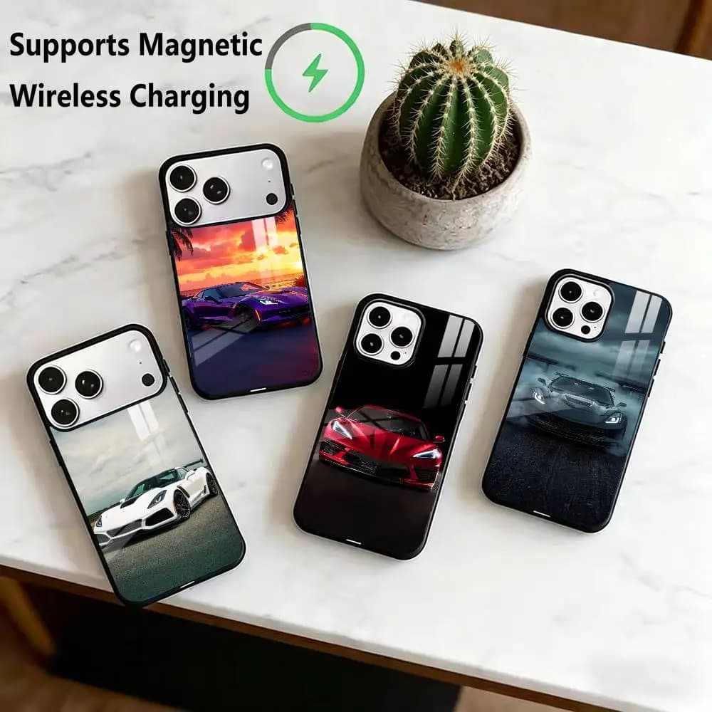 A-American S-sports C-car  Phone Case For iPhone18 17,16,15,14,13,12,11 Plus,Pro Allows magnetic wireless charging Gift