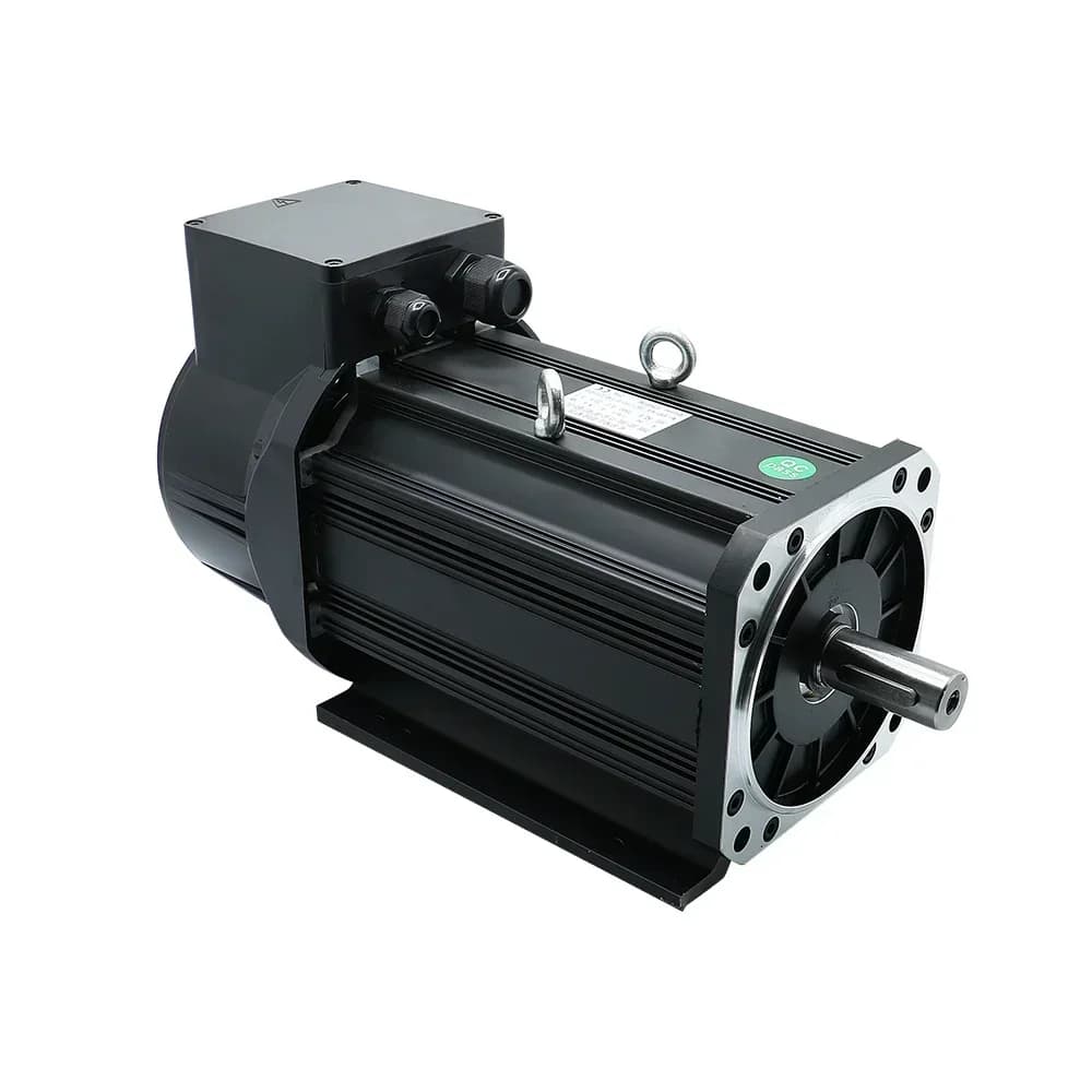 Wholesale Price HLTNC AC Servo Spindle Motor With Driver Kit 3.7KW 5.5KW 7.5KW 380V 3phase 6000 8000 RPM With Resistan CNC Engra
