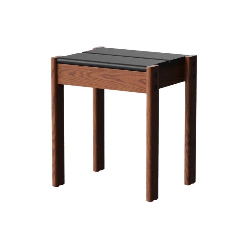 Solid wood chair Dining chair Household wooden stool New Shimadai designer medieval high-end soft bag dining stool
