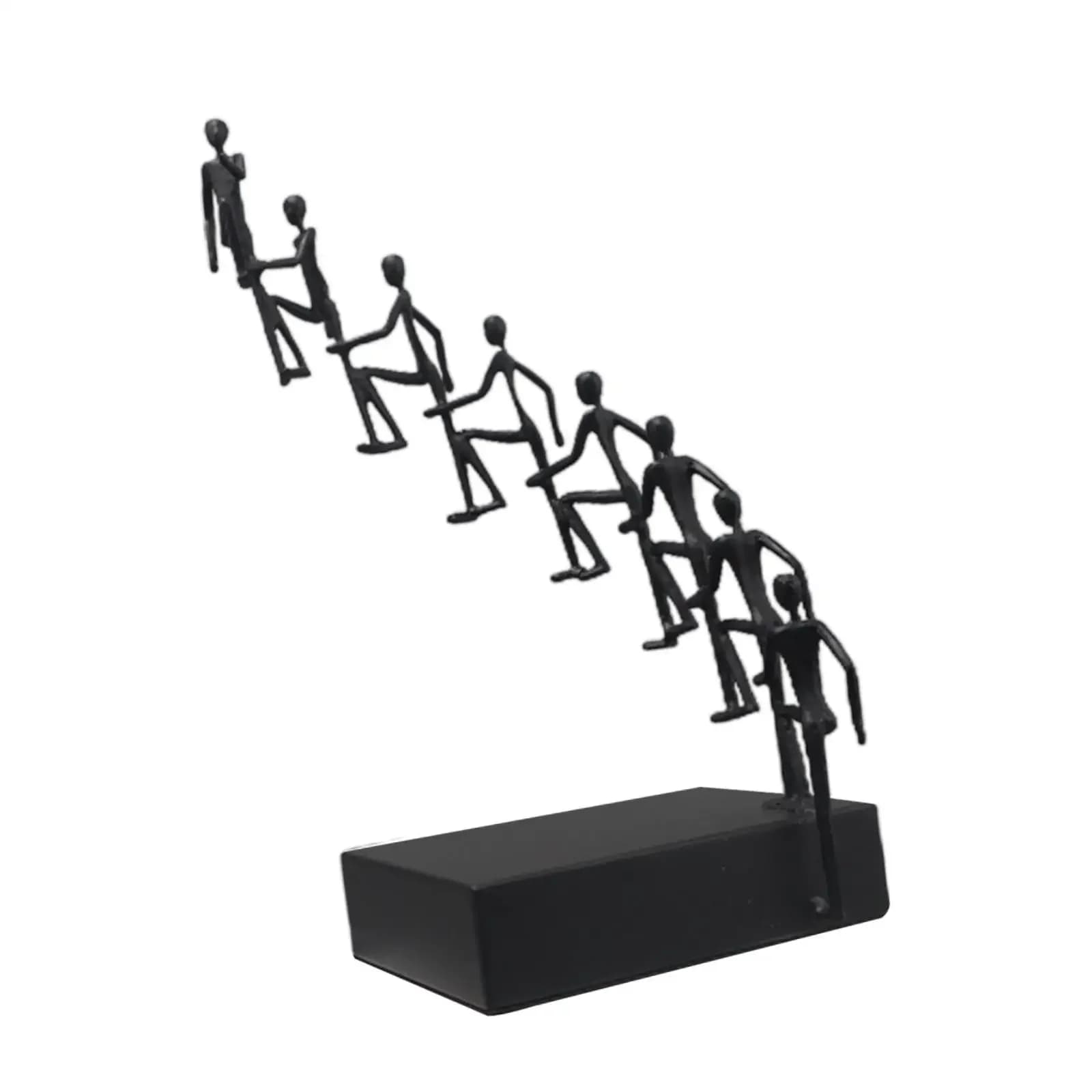 Art Statue Decorative Table Centerpiece Artwork Minimalist Abstract Sculpture for Shelf Cabinet Office Valentines Day Decor