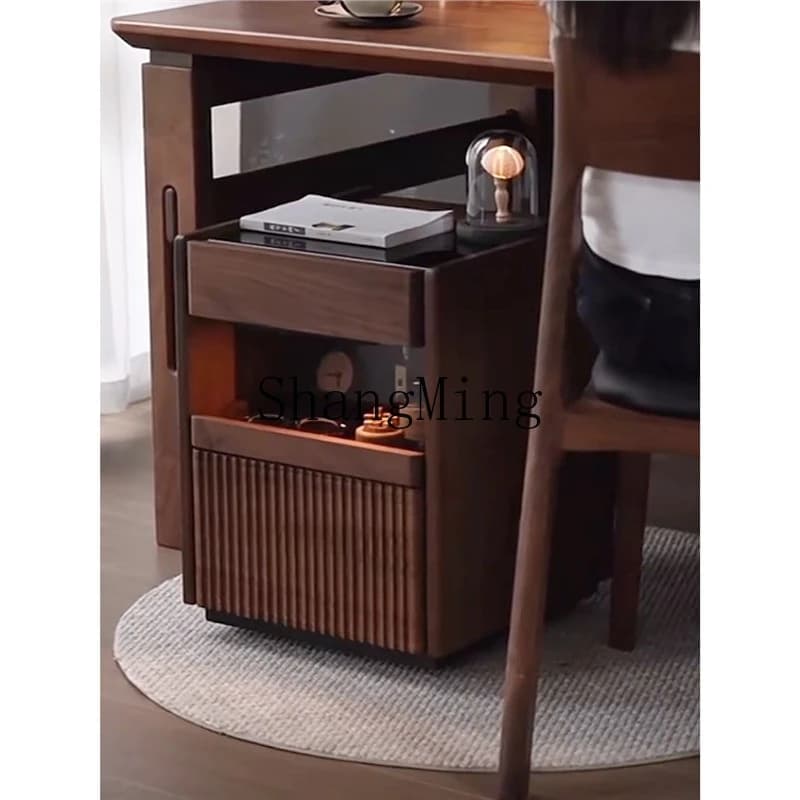 SM storage storage new Chinese-style solid wood edge few living room home sofa side cabinet modern simple corner few
