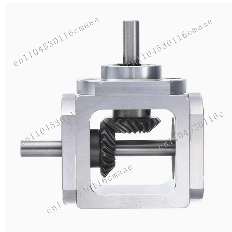 Right Angle Drive Variable Speed Bevel Gear Gearbox 1:1 Shaft Diameter 6 Gearbox Corner Small T-type Cross Commutator