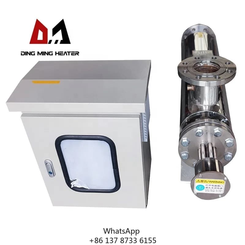 Electric Pipeline Heaters For Heating Industrial Waste Gas In Environmental Protection Systems And Manufacturing Processes