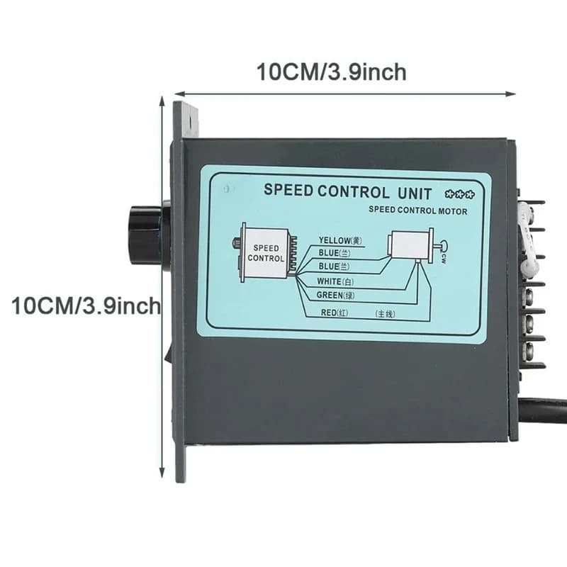 AC 220V 50Hz 15-400W Motors Speeds Controllers Digitals Adjustables Stepless Motors Speeds Controllers 0-1450Rpm