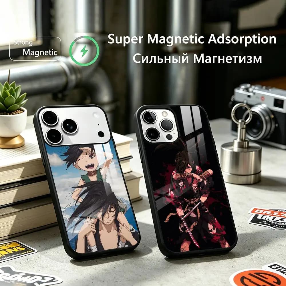 Anime Hyakkimaru Dororo Phone Case For iPhone17,16,15,14,13,12 Plus,Pro Supports Magnetic Wireless Charging