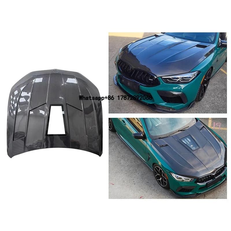 2019-2025 M8 Car Modification and Upgrade Engine Cover Carbon Fiber Engine Hood for  8 Series M8