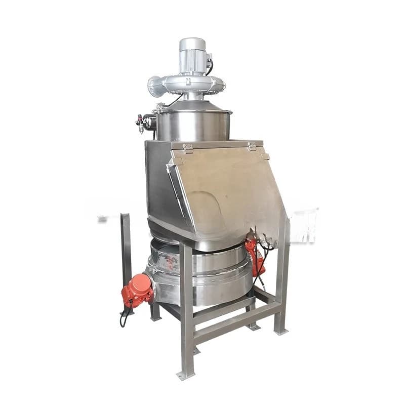 Supply solid powder without dust flying manual unpacking and feeding station lithium battery powder