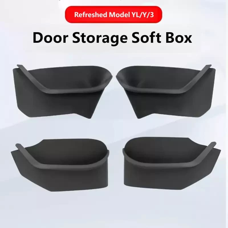 For ‌Refreshed Tesla Model YL/Y/3 2025 2026 Door Side Storage Box Front Rear All-Inclusive Organizer Modification Accessories