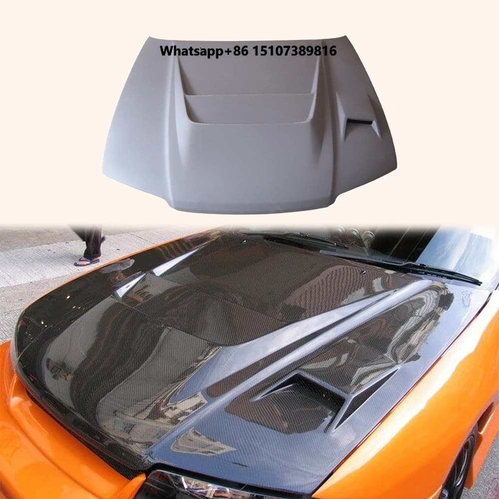 For Skyline R33 GTS Spec 1 Only 93-95 FRP R1 Front Vented Cooling Hood