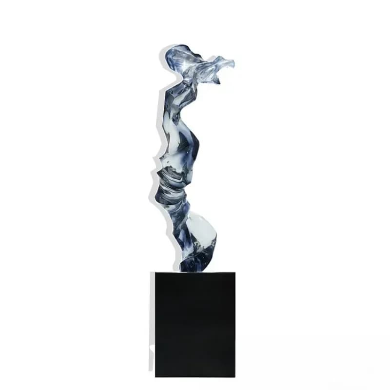 High-end transparent resin ornament