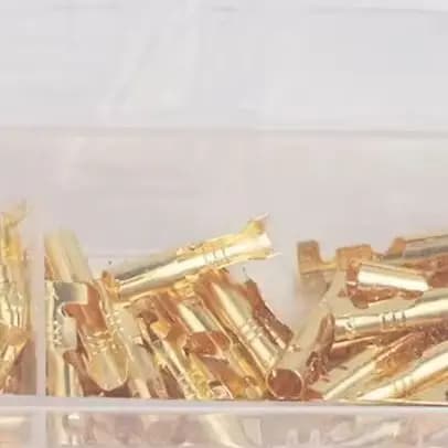 120PCS 3.5mm Copp/er Crimp Terminal Connector Kit Male Female For Car Truck Marine Electrical Wire Cable Connection