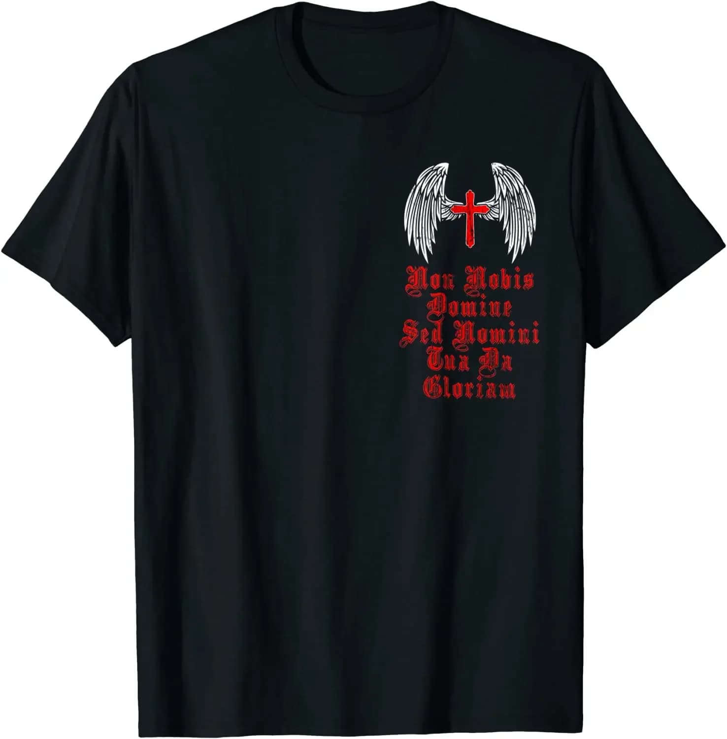 Knights Templar Cross Wings Men T-Shirt Short Sleeve Casual 100% Cotton O-Neck Summer TShirt