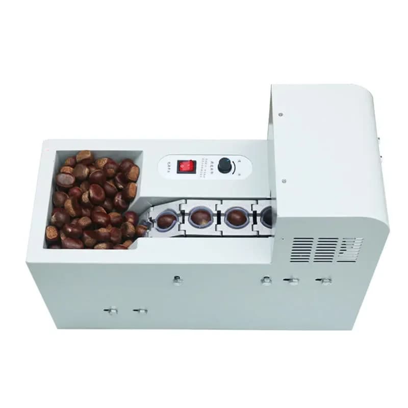 Frying machine, frying chestnut  chestnut opening  chestnut cutting machine