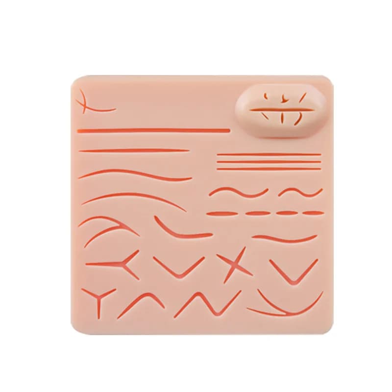 Multi-wound enlargement and thickening suture skin model Surgical suture practice pad Medical student knotting practice